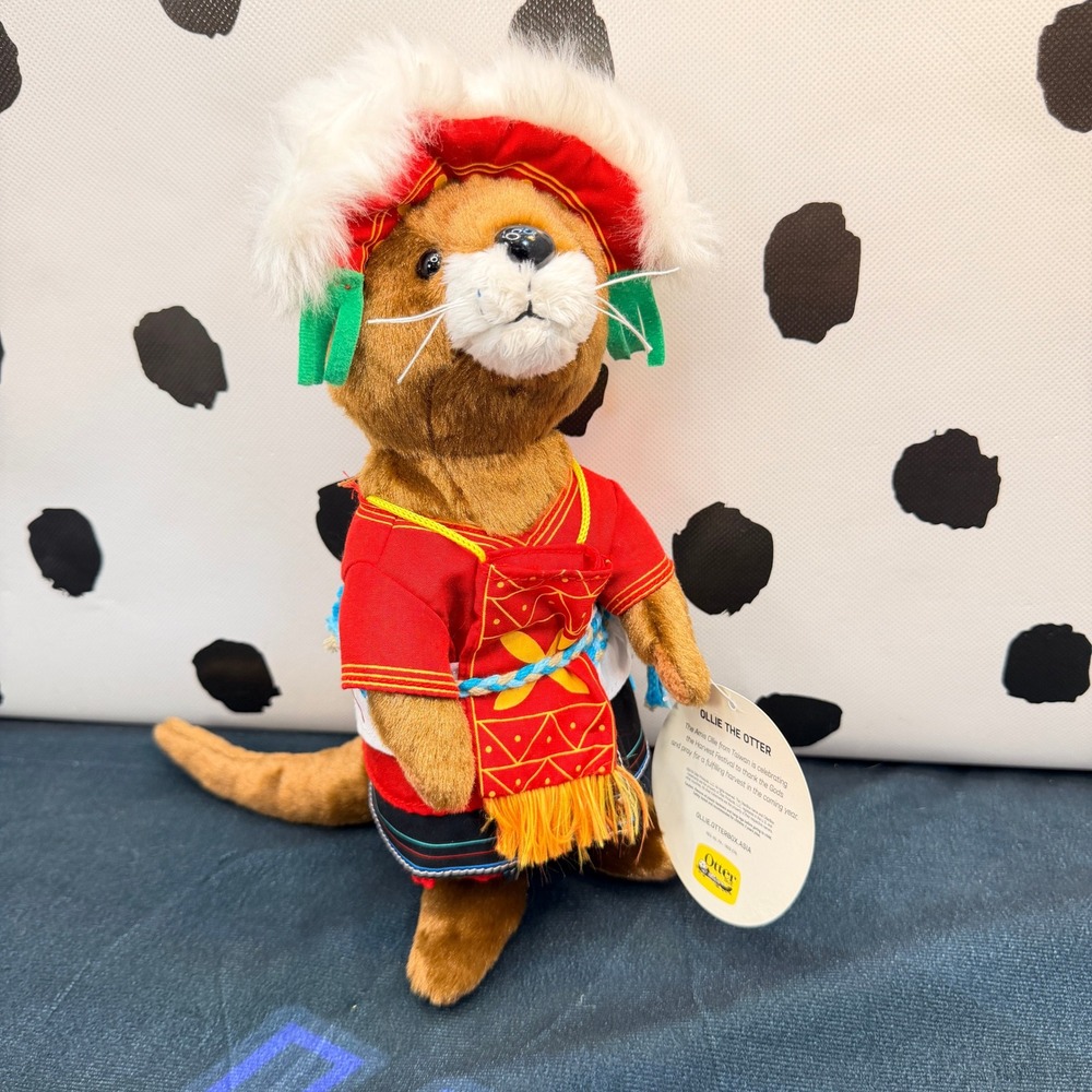 OtterBox Ollie The Otter Amis Taiwan Harvest Festival Plush 9" Mascot NWT Rare